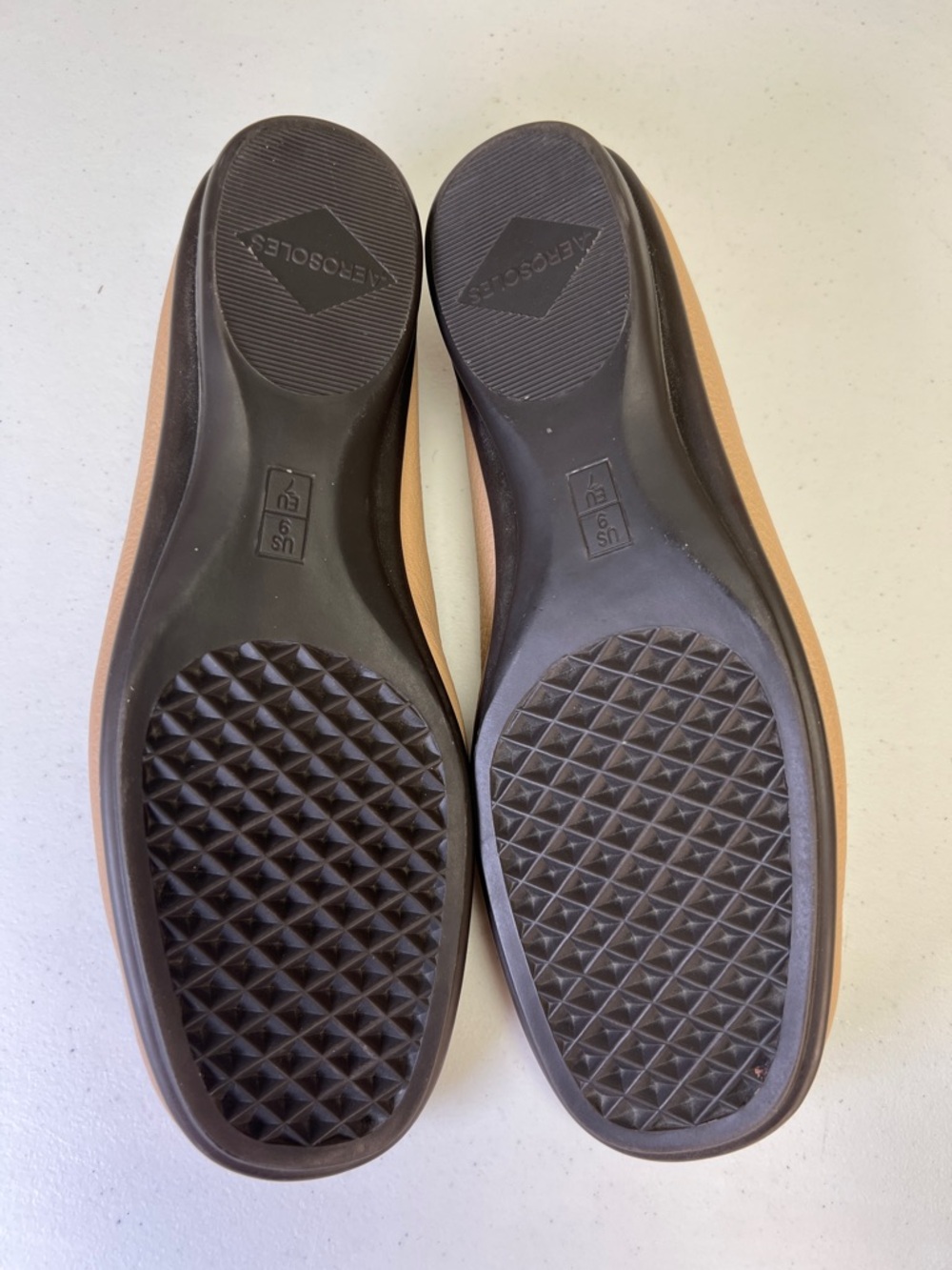 AEROSOLES Women's Tan Croc-Detail Leather Upper Loafers with Bow Size 9B - Picture 12 of 17